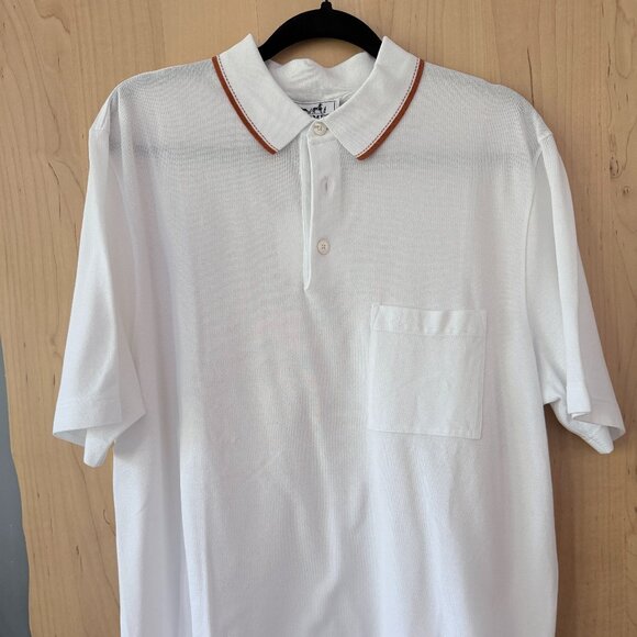 Hermes "Piqures sellier" polo shirt - Picture 1 of 6